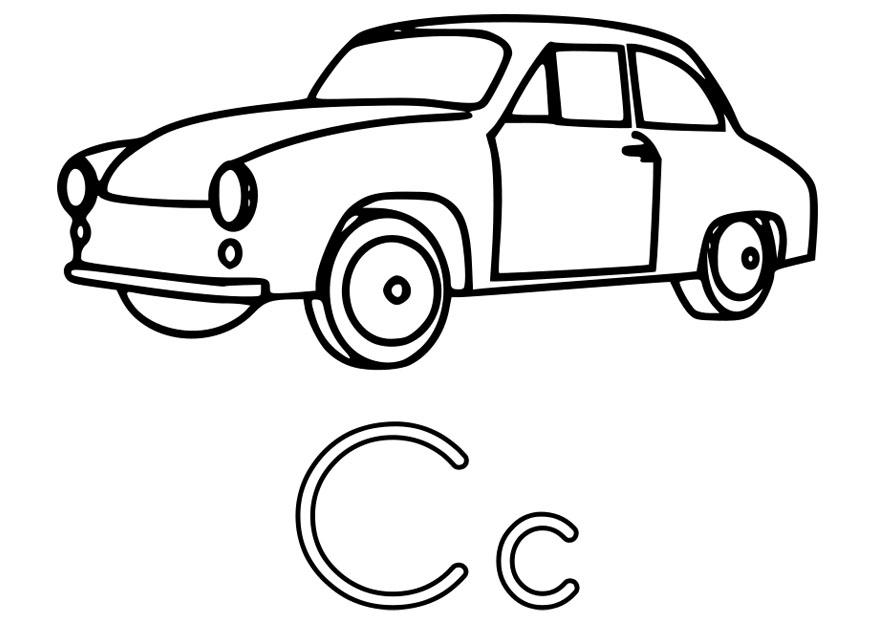c Kleurplaat c