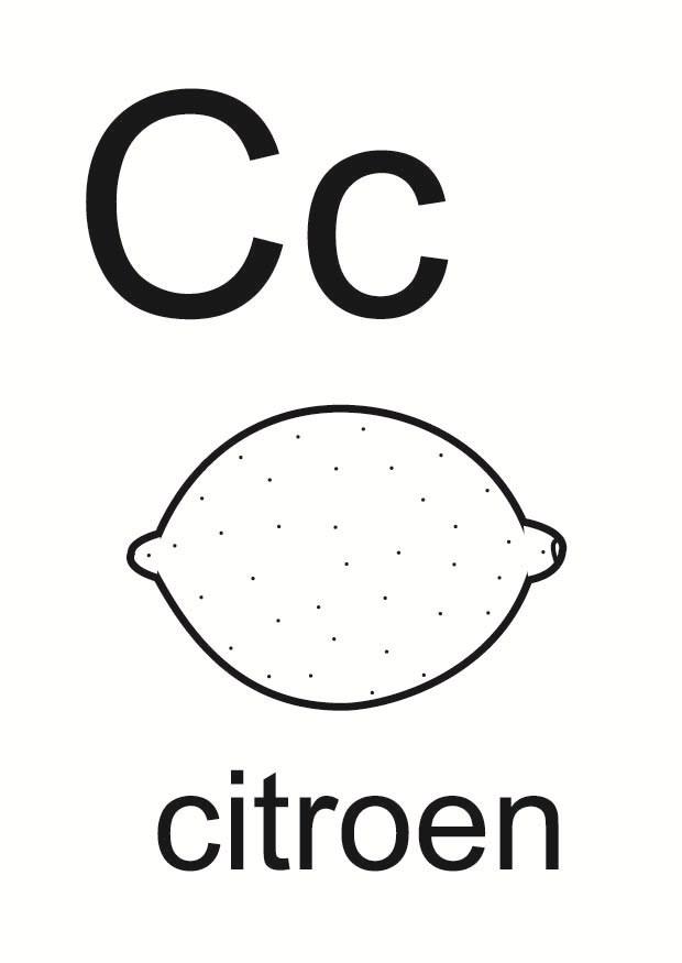 c Kleurplaat c