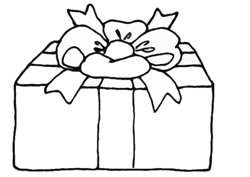 cadeau Kleurplaat cadeau