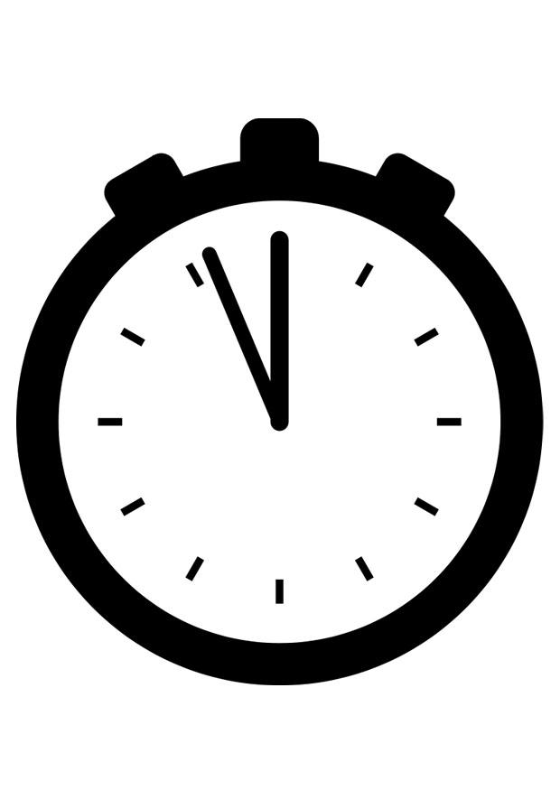 chronometer Kleurplaat chronometer