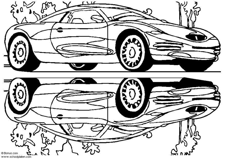 Kleurplaat chrysler showcar