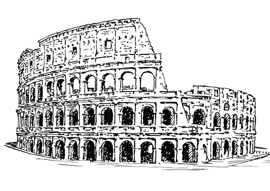 Kleurplaat colloseum
