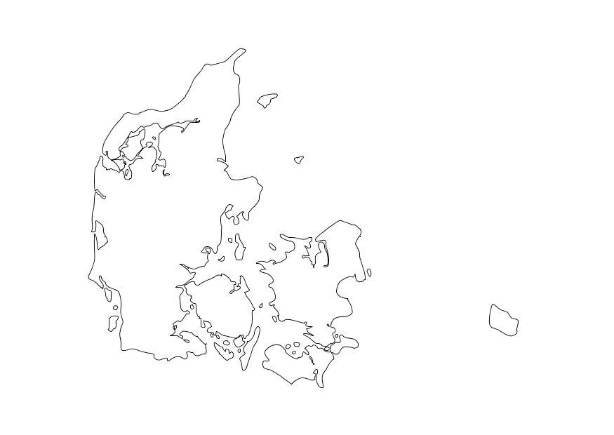 denemarken Kleurplaat denemarken