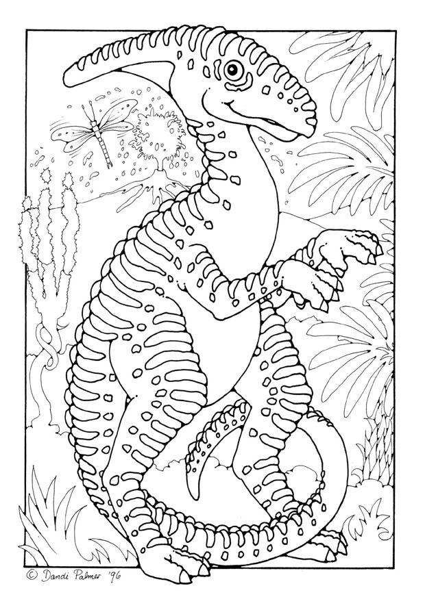 dino Kleurplaat dino