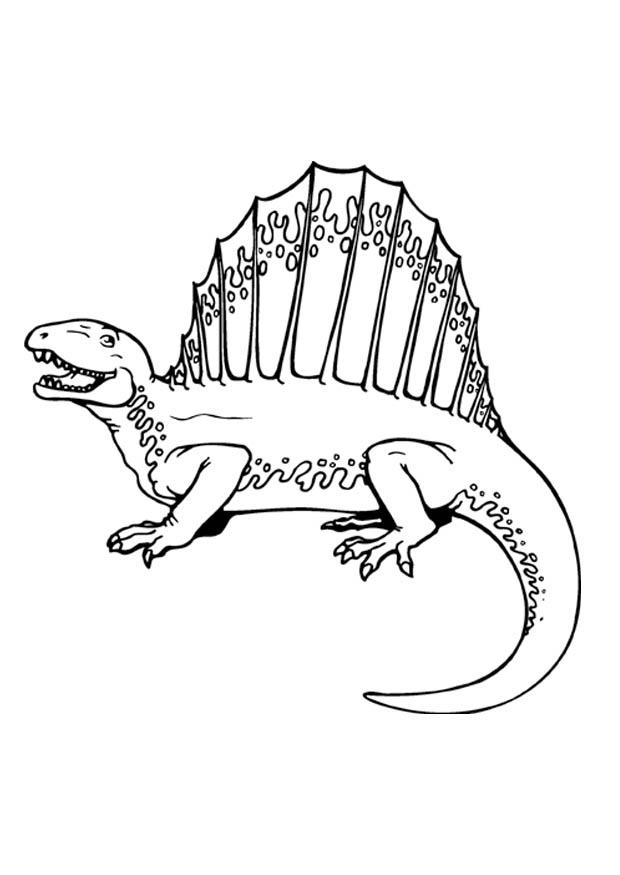dino Kleurplaat dino