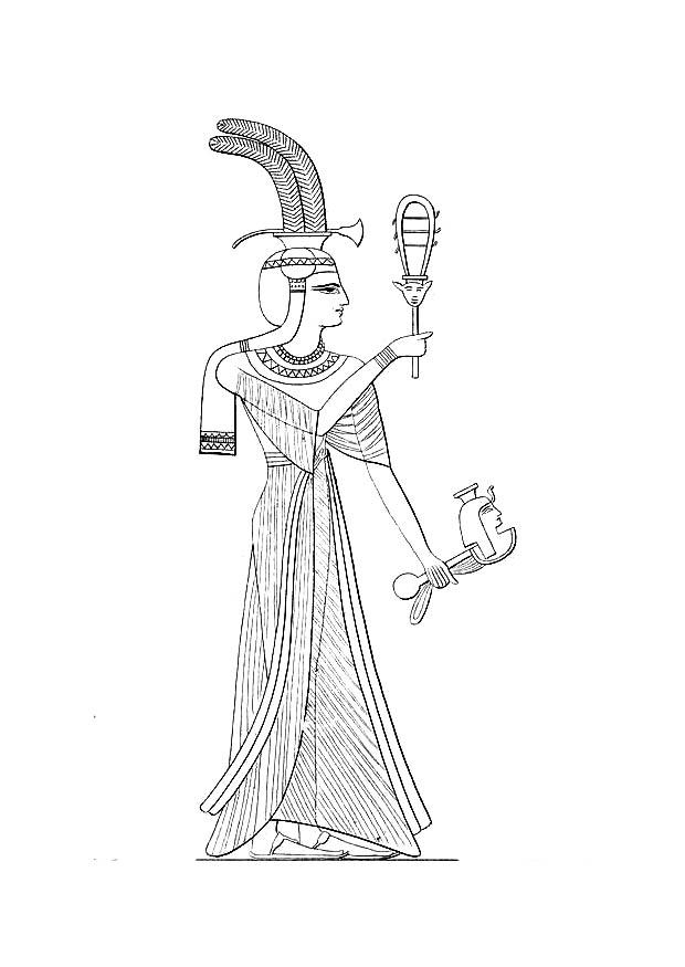 dochter van ramses 2 Kleurplaat dochter van ramses 2