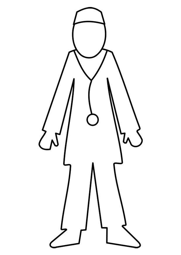 dokter Kleurplaat dokter