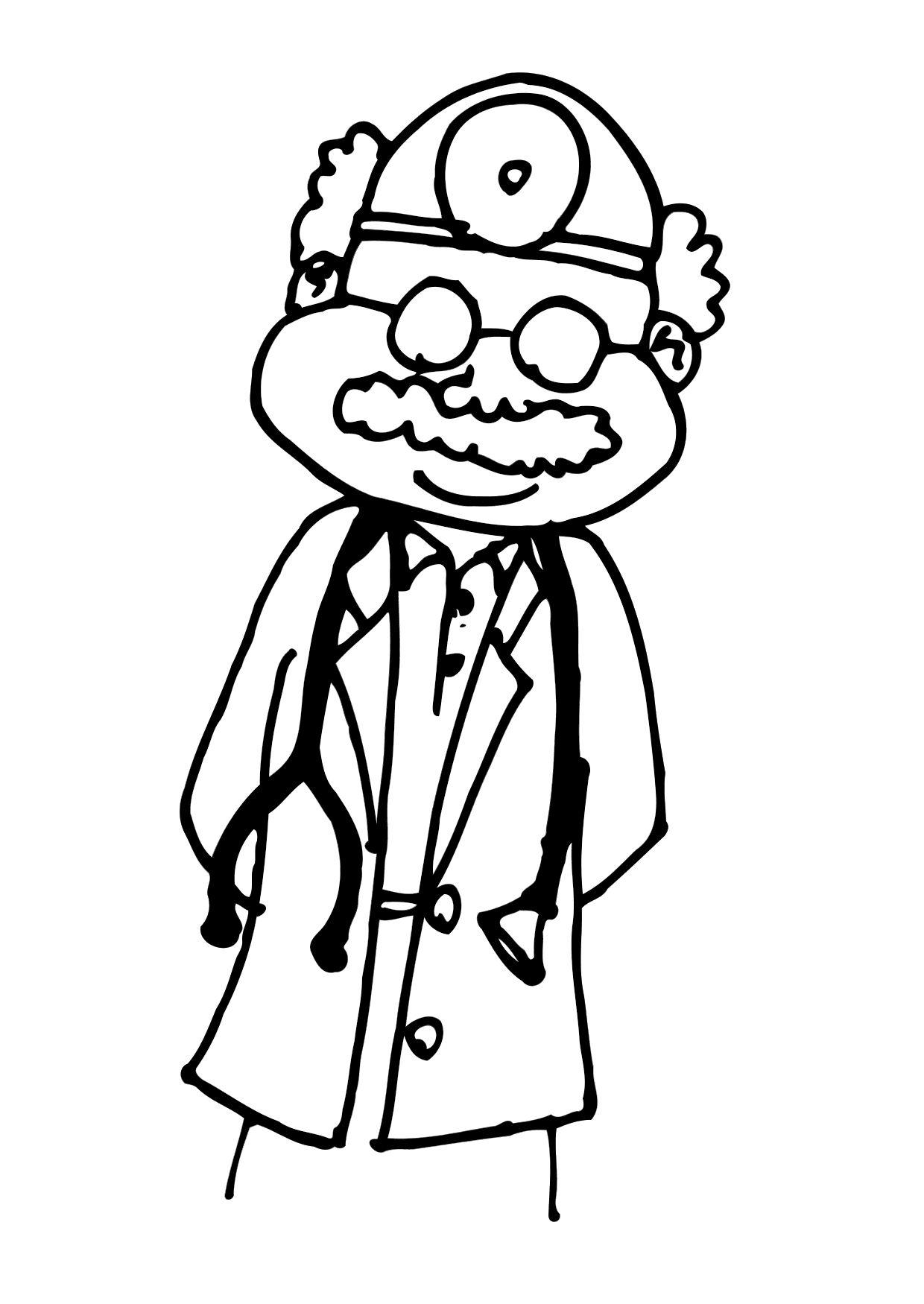 dokter Kleurplaat dokter