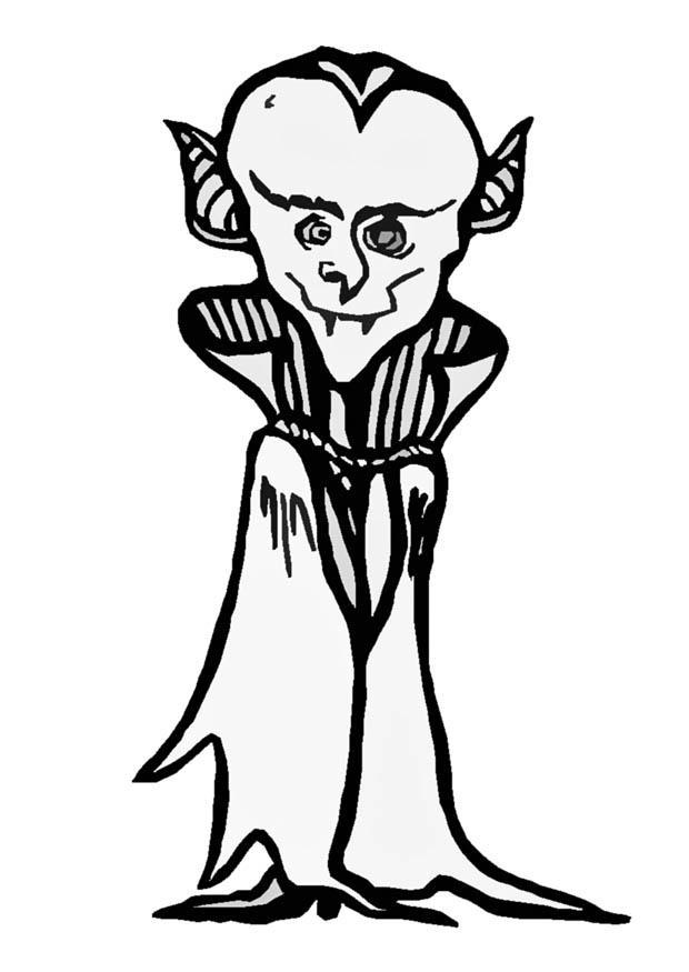 dracula Kleurplaat dracula