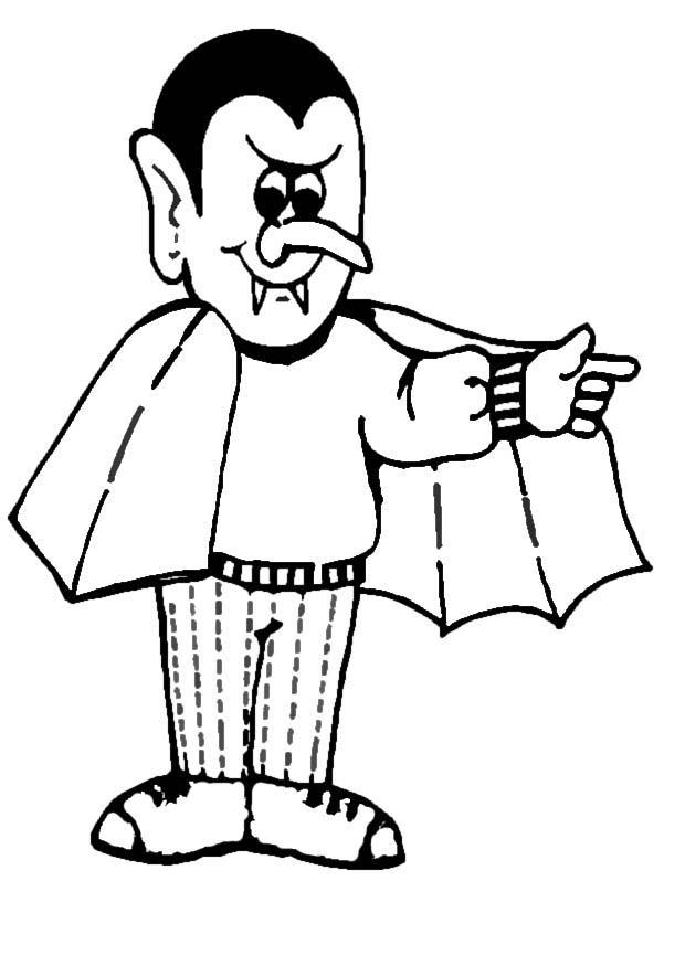 dracula Kleurplaat dracula