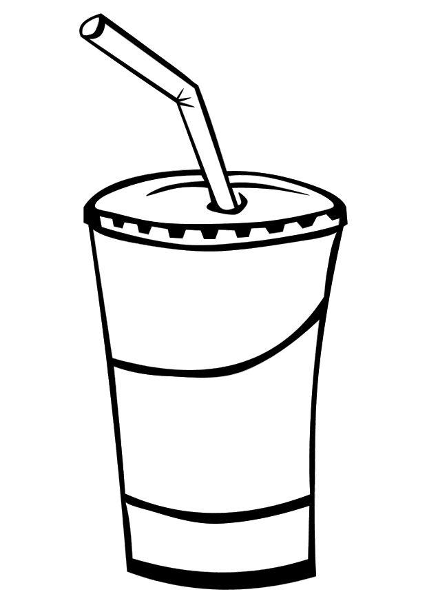 drankje Kleurplaat drankje