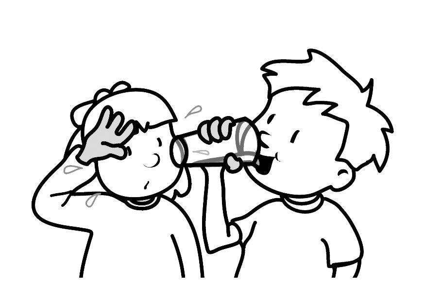drinken1 Kleurplaat drinken1
