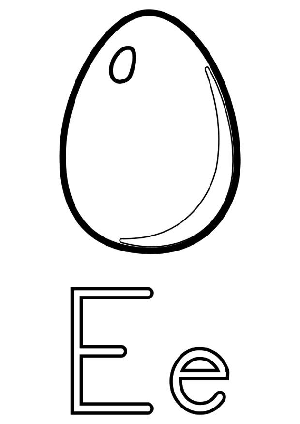 e Kleurplaat e