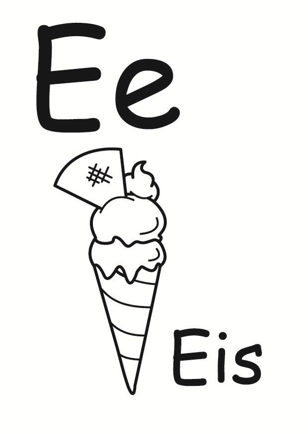 e Kleurplaat e