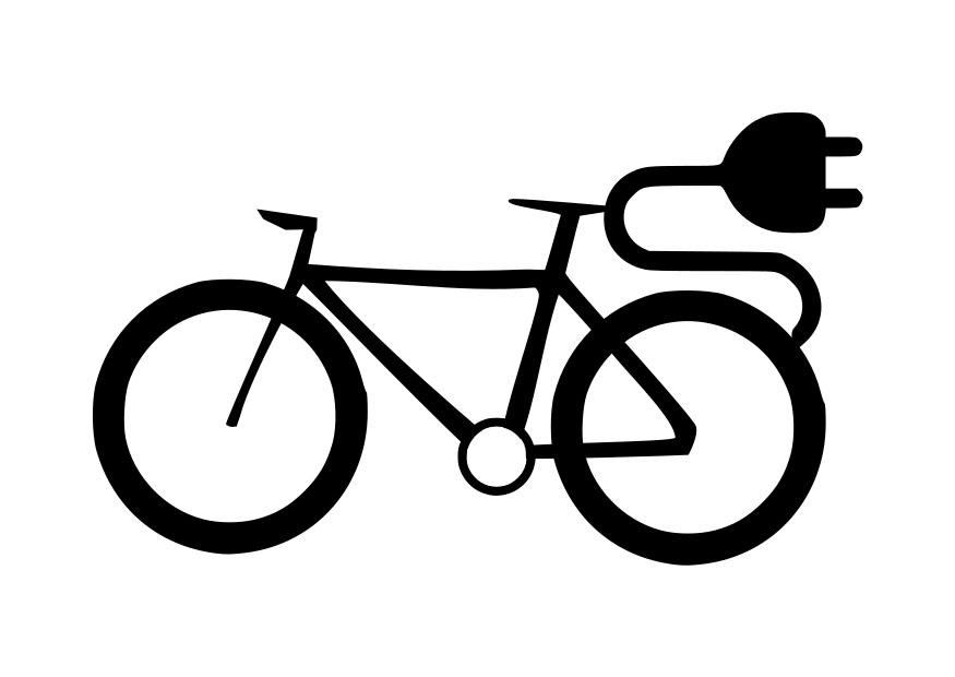 elektrische fiets Kleurplaat elektrische fiets