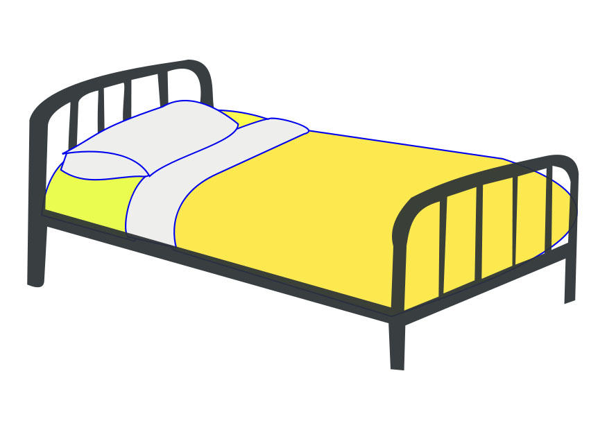 enkel bed Afbeelding enkel bed