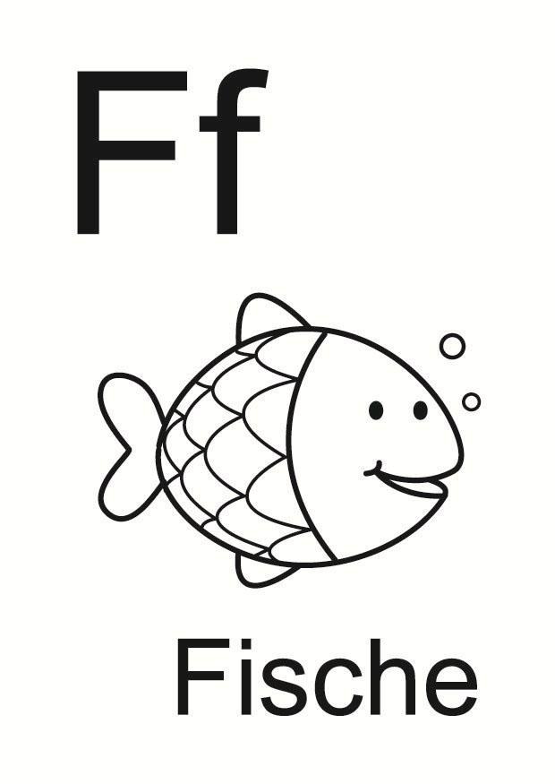 f Kleurplaat f