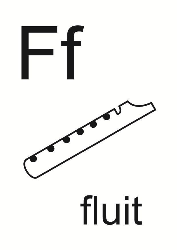 f Kleurplaat f