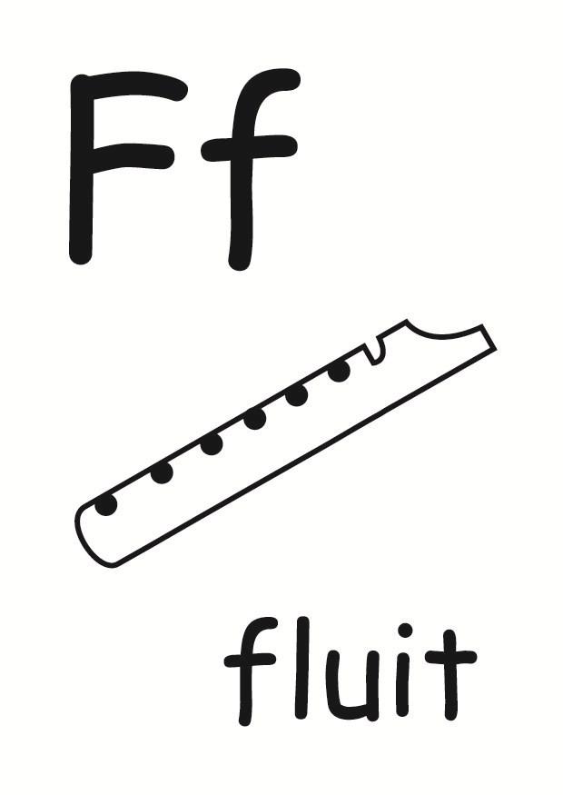 f Kleurplaat f