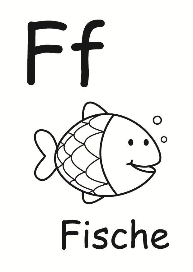 f Kleurplaat f