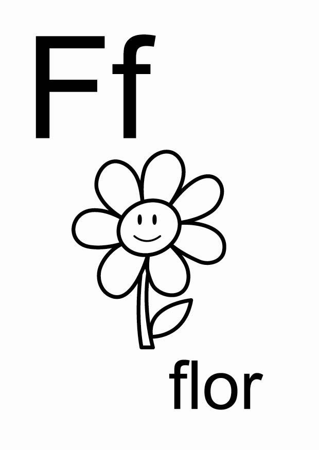 f Kleurplaat f