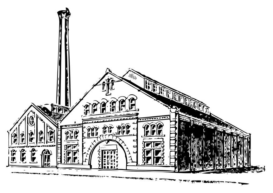 fabriek Kleurplaat fabriek