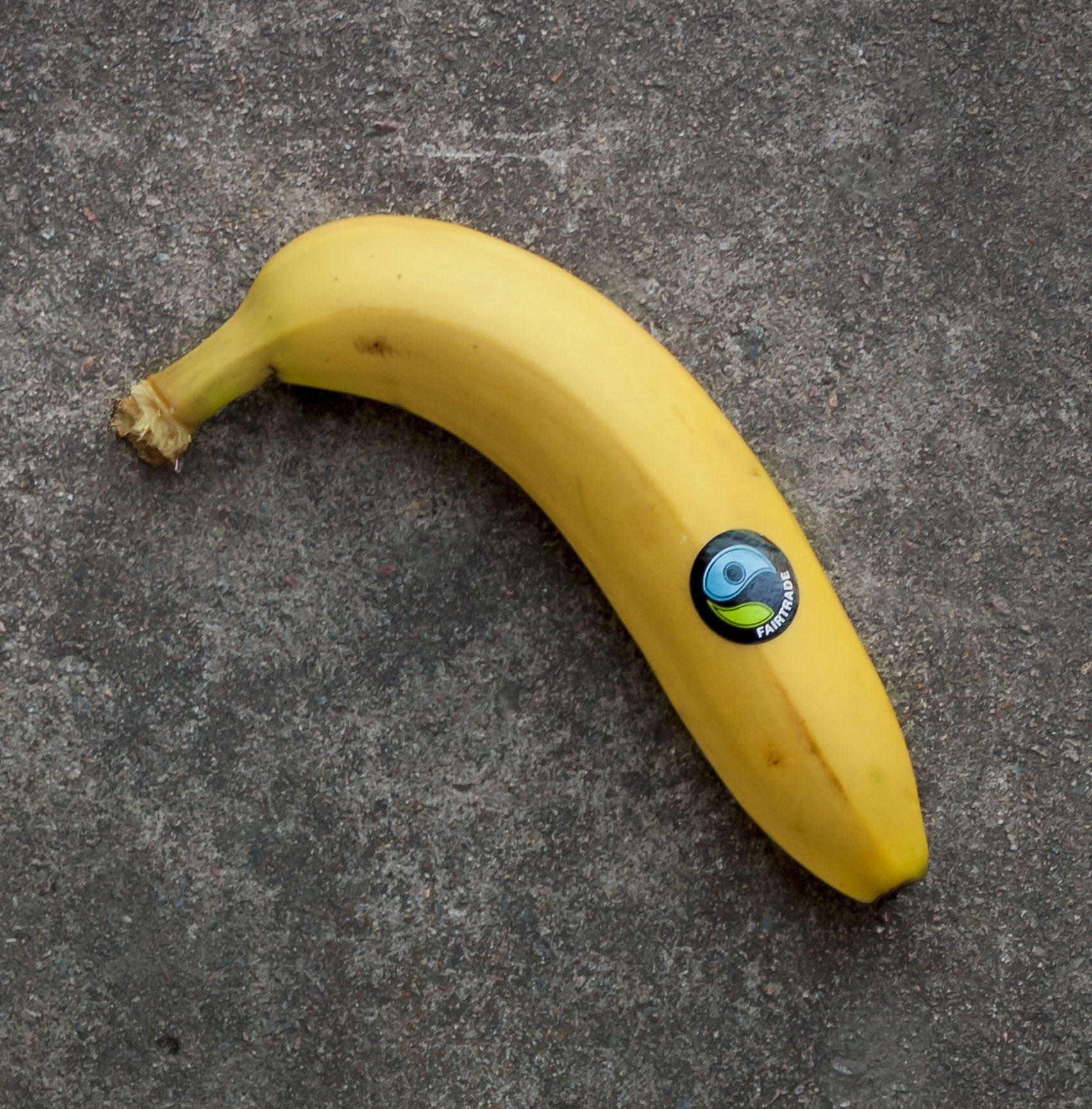 fairtrade banaan Foto fairtrade banaan