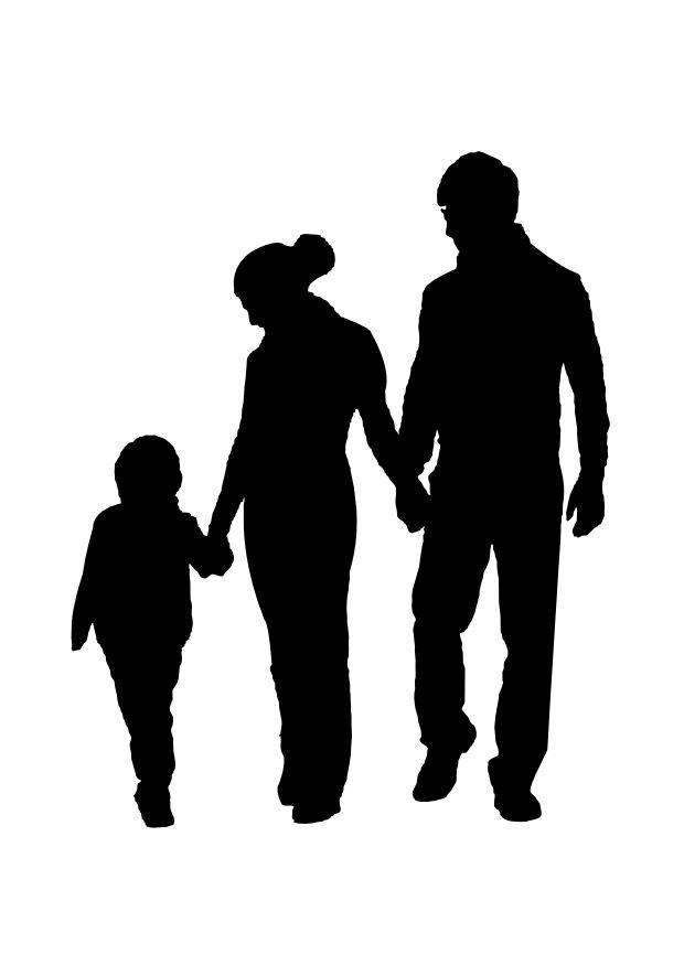 familie Kleurplaat familie