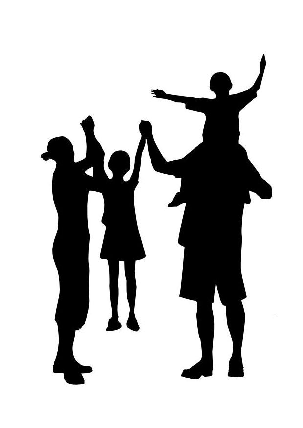 familie Kleurplaat familie
