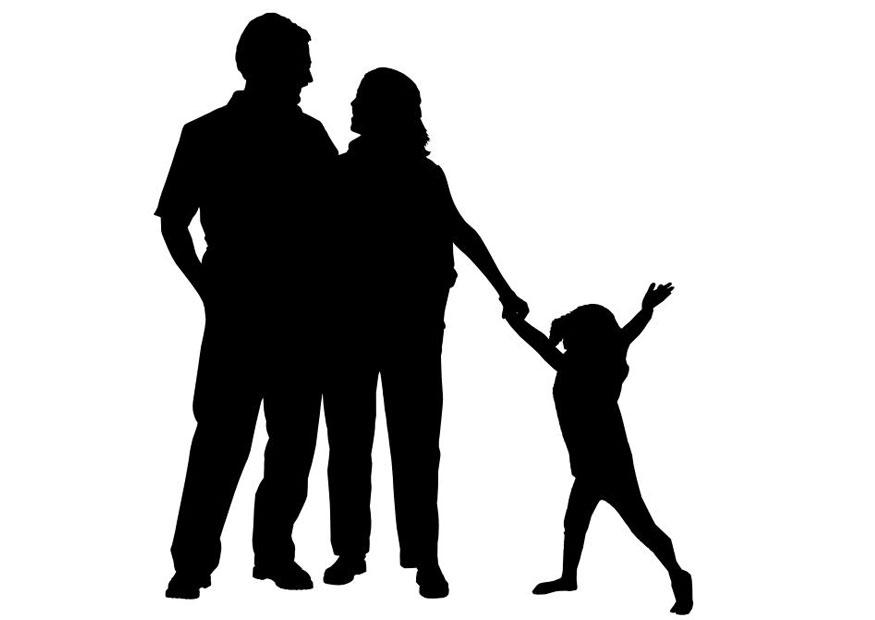 familie Kleurplaat familie