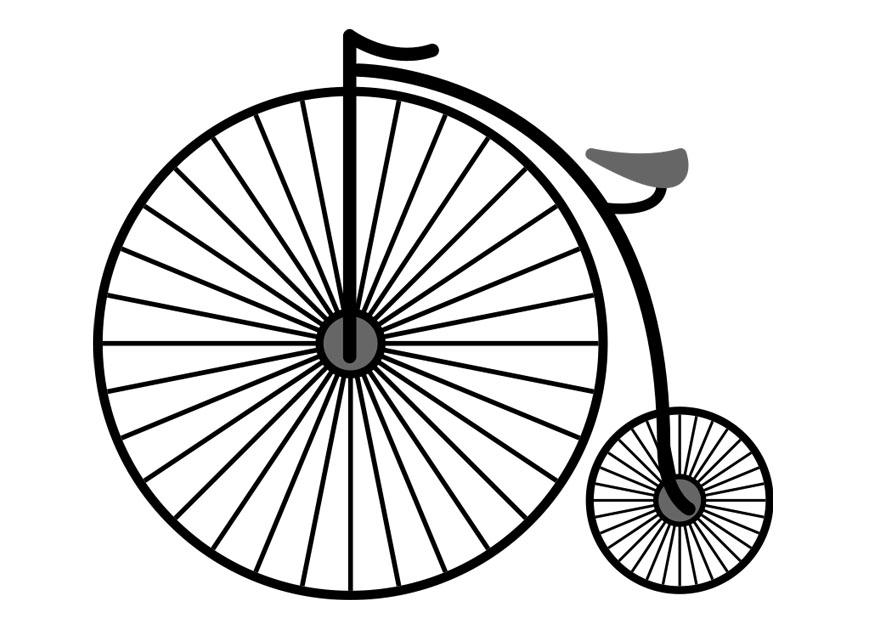 fiets Kleurplaat fiets