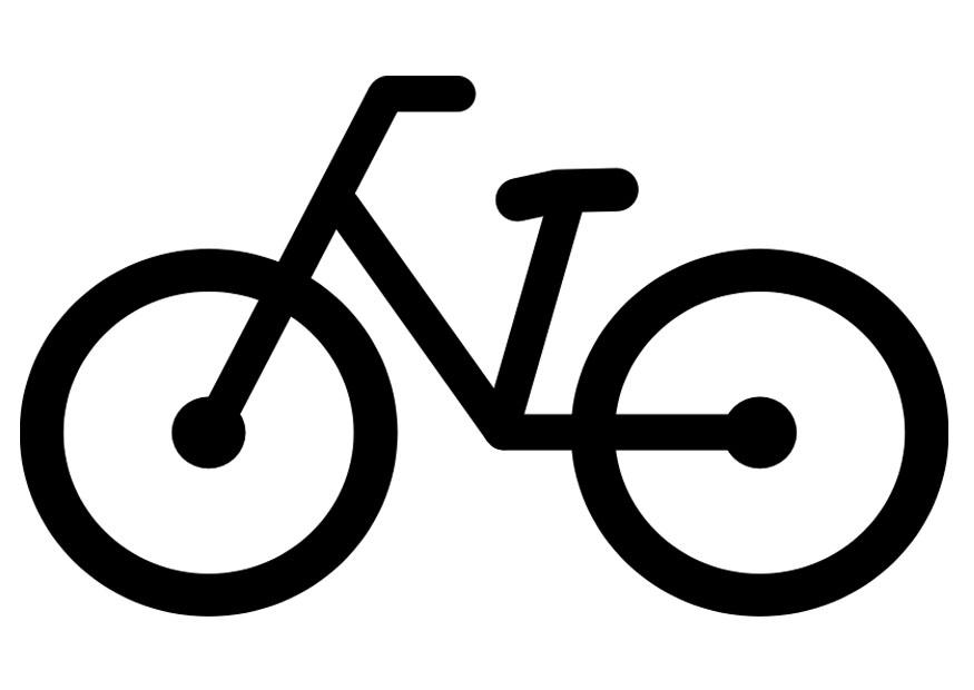 fiets Kleurplaat fiets