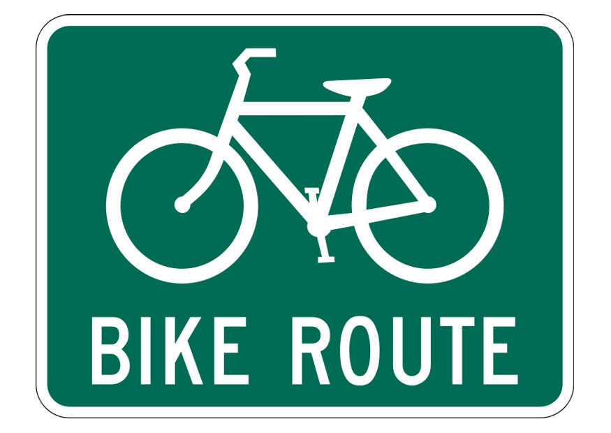 fiets route Afbeelding fiets route