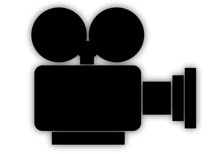 filmcamera Kleurplaat filmcamera