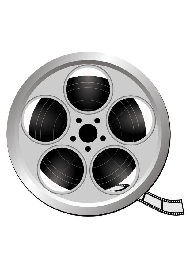 filmspoel Kleurplaat filmspoel