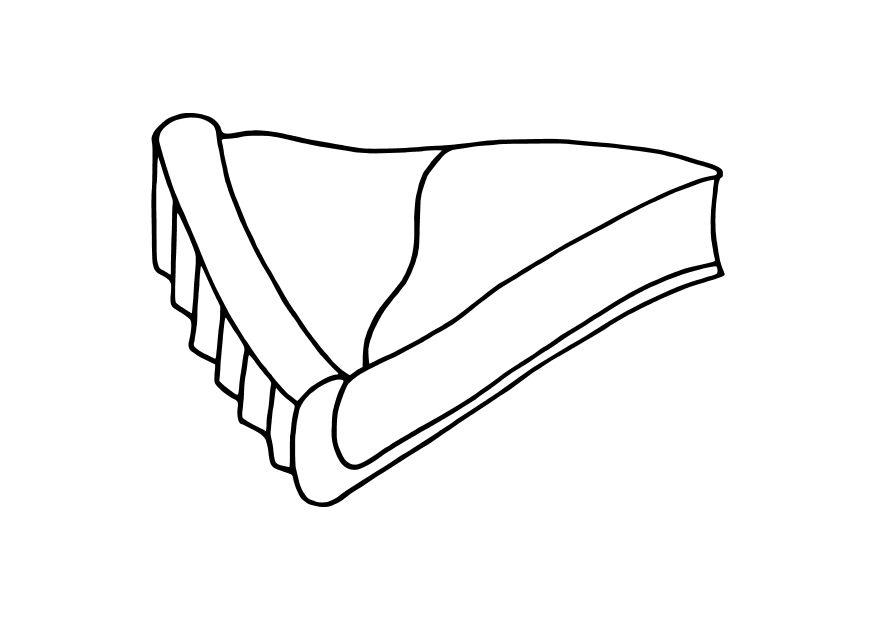 flan Kleurplaat flan