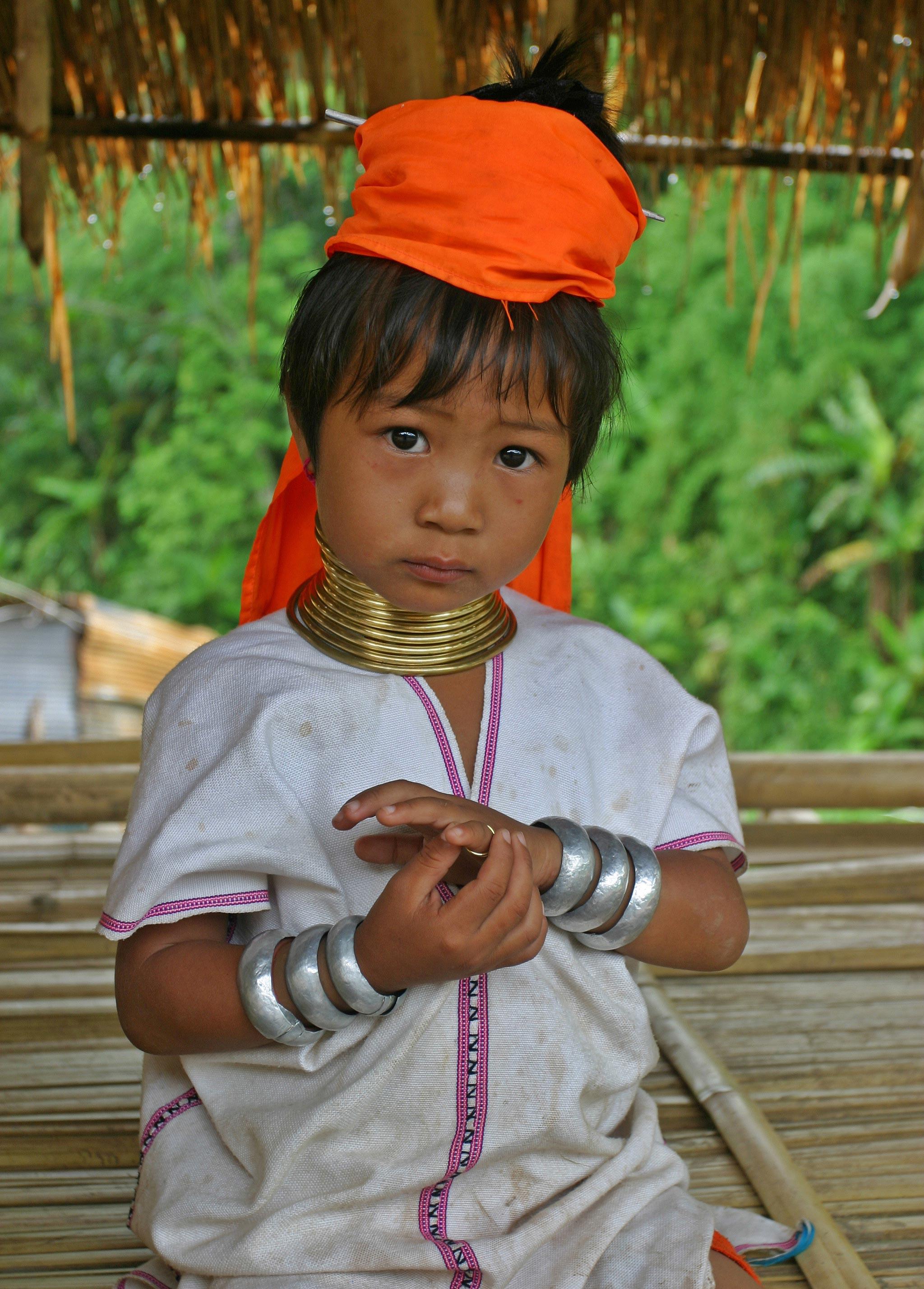 Foto padaung meisje