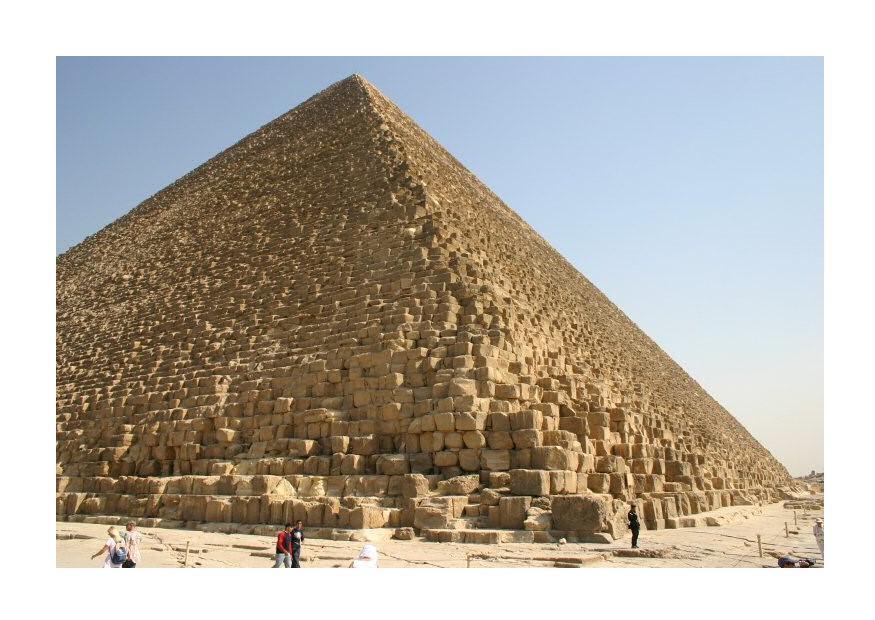 Foto piramide cheops in gizeh