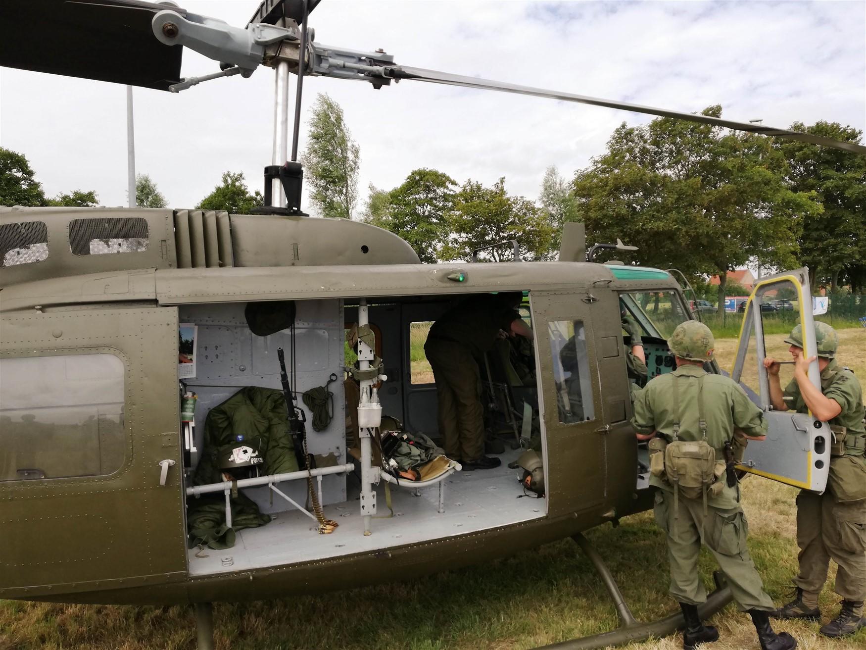 Foto re-enactment vietnam oorlog