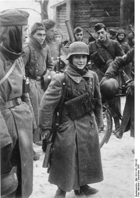 Foto rusland - 15 jarige soldaat van het franse legioen