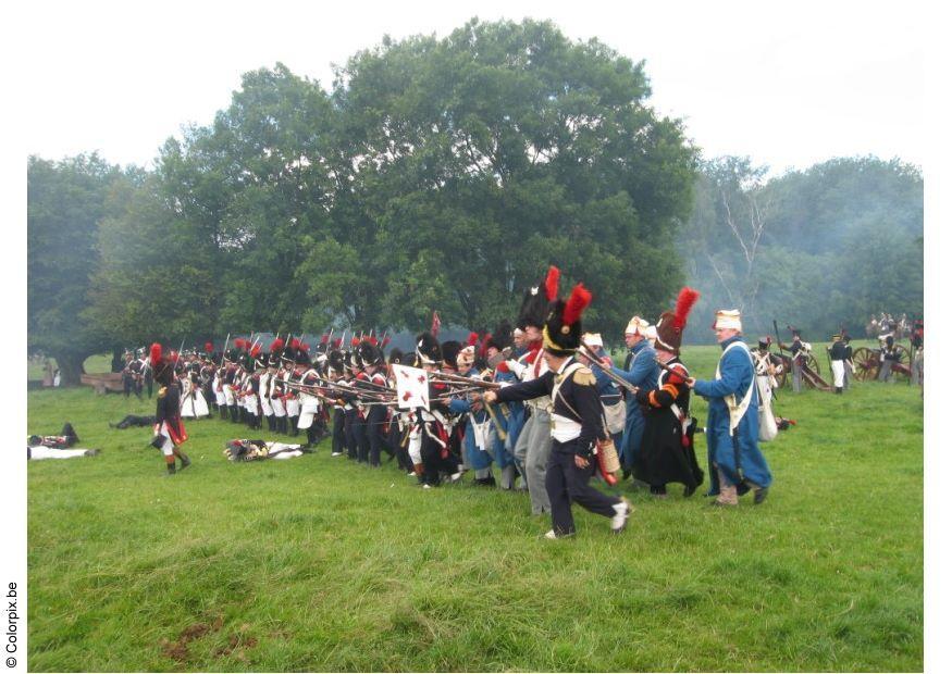 Foto slag bij waterloo