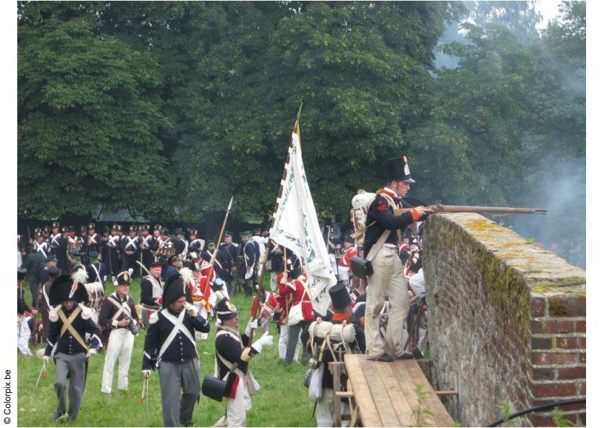 Foto slag bij waterloo