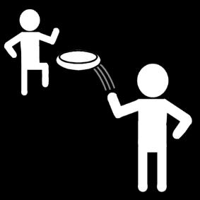 frisbee Kleurplaat frisbee