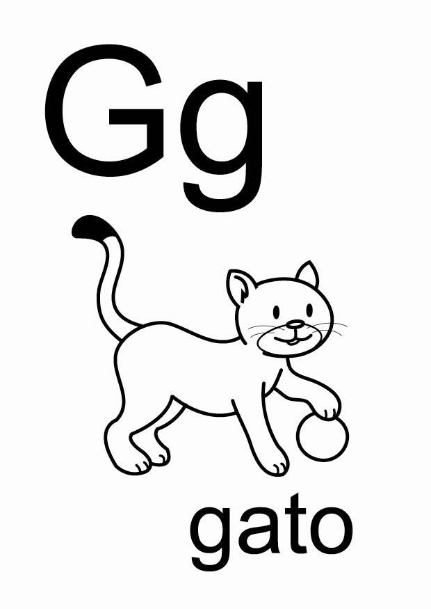 g Kleurplaat g