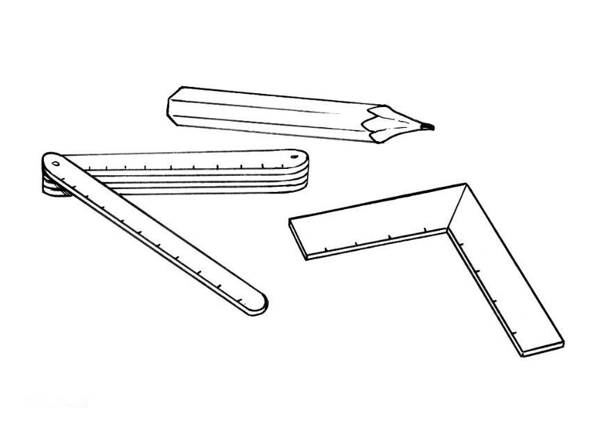 gereedschap Kleurplaat gereedschap