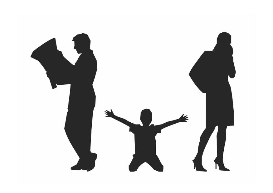 gescheiden ouders Kleurplaat gescheiden ouders