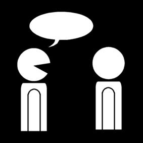 gesprek Kleurplaat gesprek