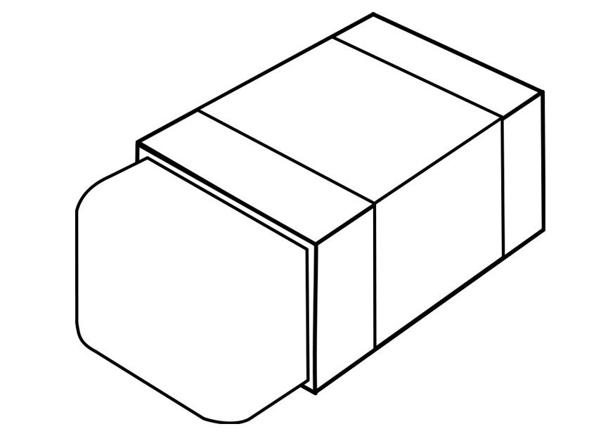 gom Kleurplaat gom