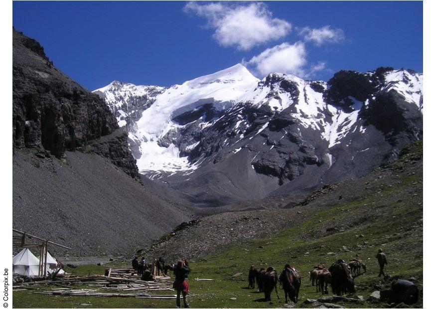 grens tibet Foto grens tibet