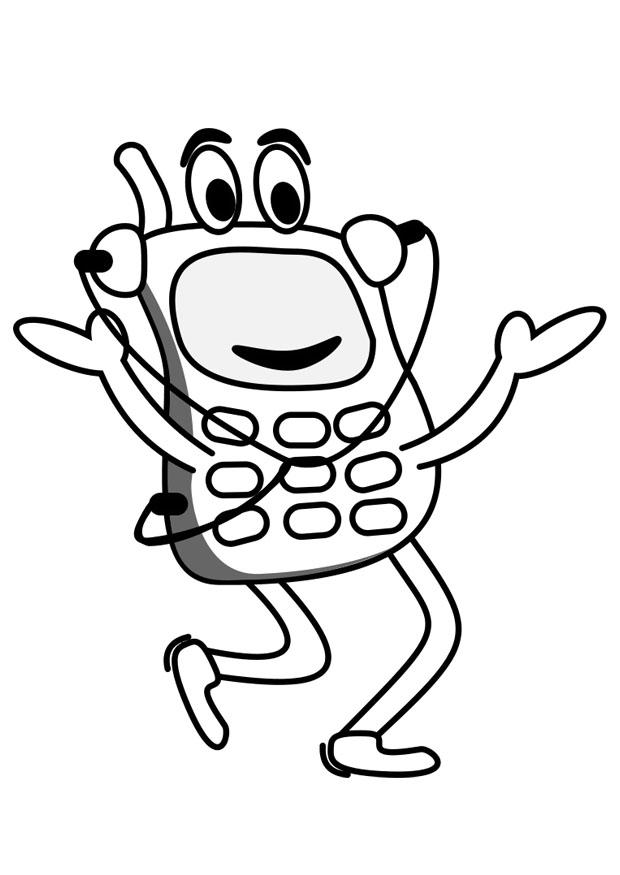gsm Kleurplaat gsm